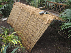 chicken coop tropical bamboo texana roof