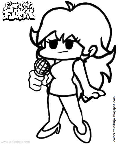 🎸Dibujos de Friday Night Funkin para colorear🎶 - COLOREA TUS DIBUJOS