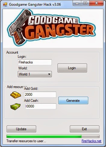 Goodgame gangster hack download (cash/gold/xp)