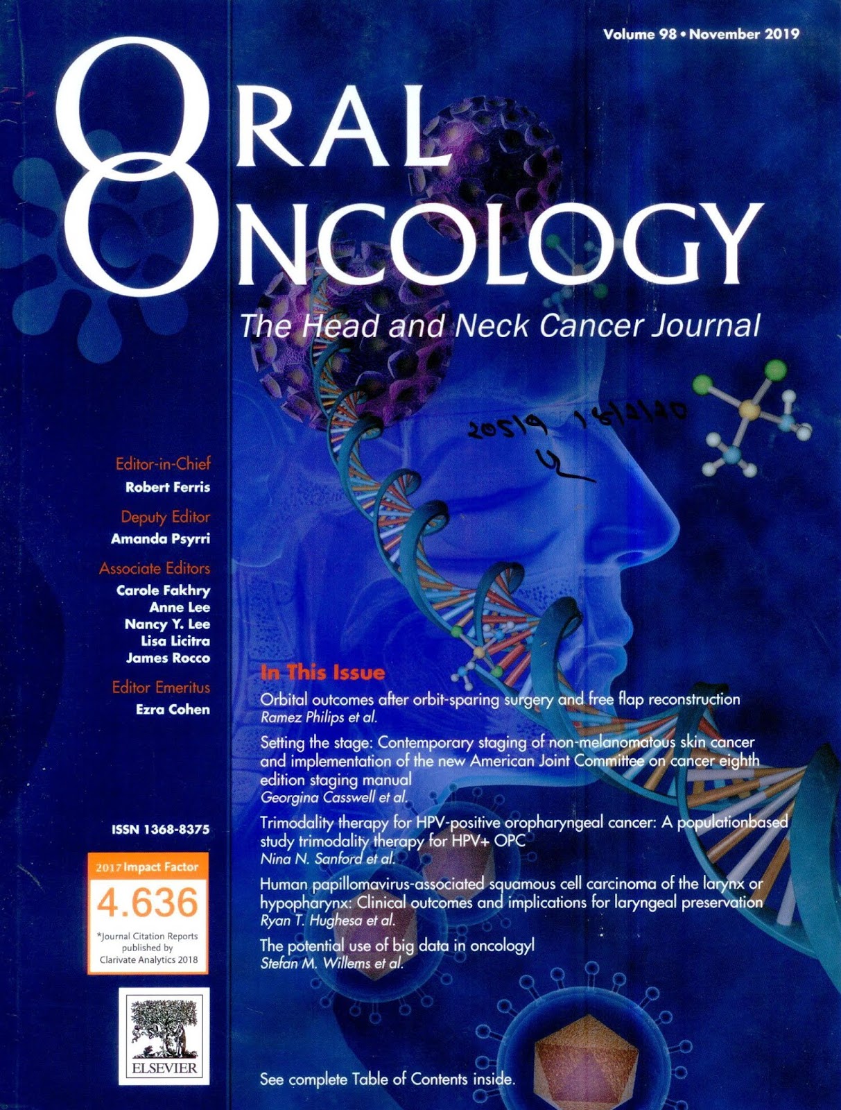 https://www.sciencedirect.com/journal/oral-oncology/vol/98/suppl/C