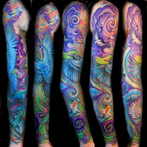 50+ Cool Sleeve Tattoo Designs | Cuded