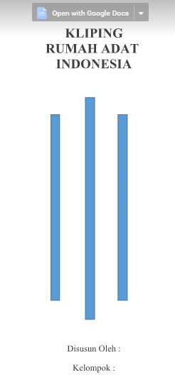 Kliping : kliping rumah adat di indonesia
