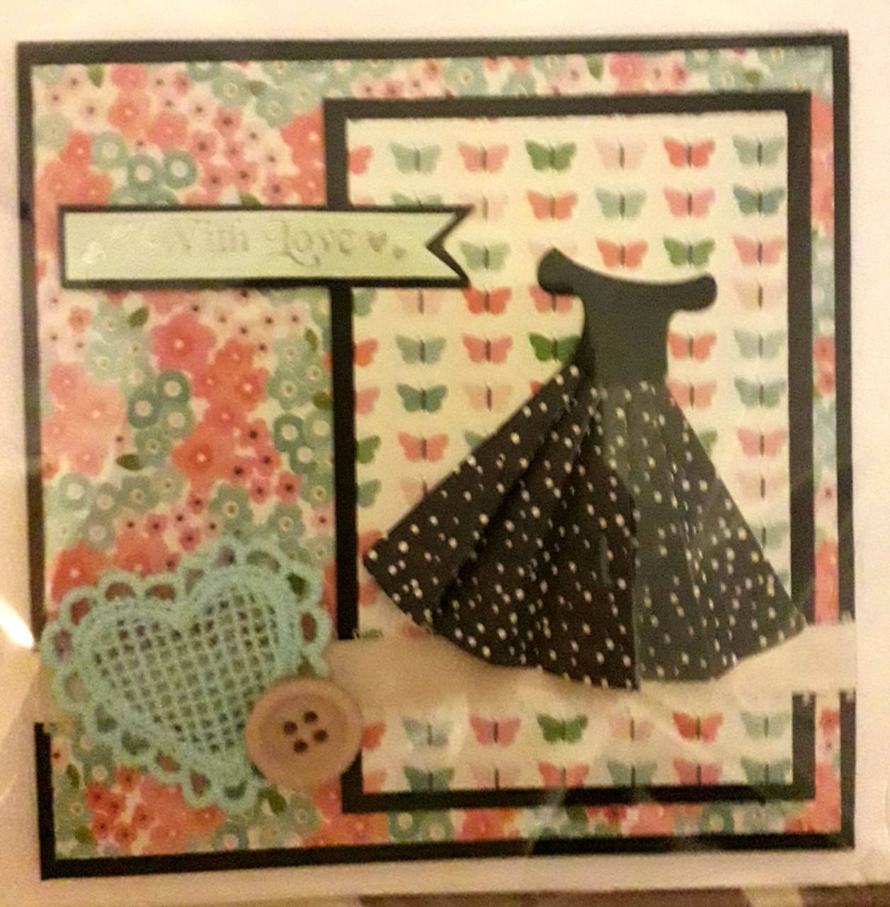 Handmade by Rebie x Dress Die Cut Birthday Cards
