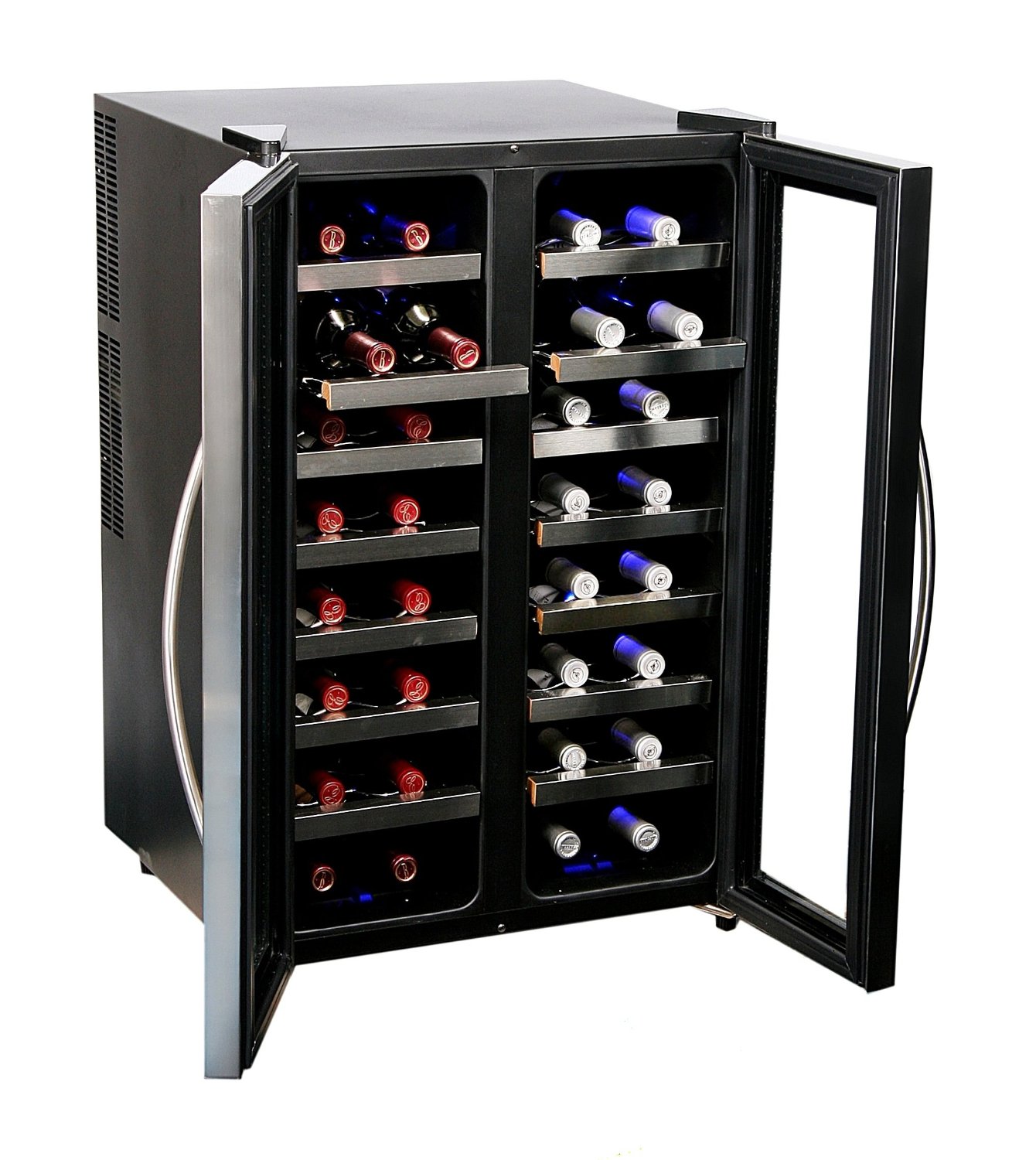 WHYNTER WC321DD 32 BOTTLE DUAL TEMPERATURE ZONE WINE COOLER ON SALE AT