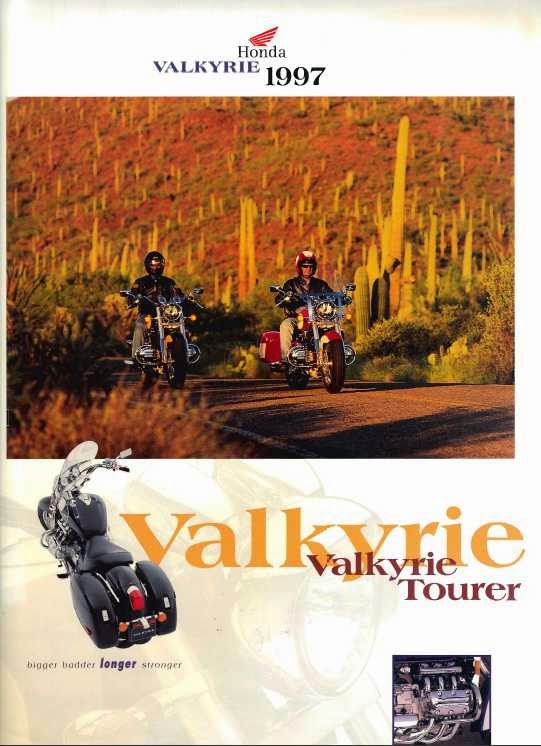 The Honda Valkyrie Pages 1997 Honda Valkyrie Tourer Brochure