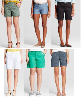Women's Merona Shorts $5.98 + Free Shipping With Target RED Card or $25 ...