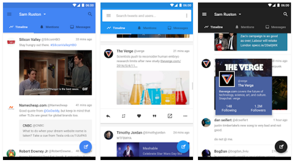 تطبيق Flamingo for Twitter بديل تويتر الرسمي مدفوع للأندرويد
