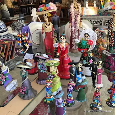 Day of the Dead dolls at JMB Gallery shop in Bucerias, Mexico