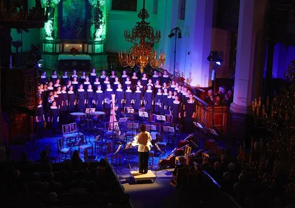 Princess Benedikte attended Copenhagen Girls' Choir's (Sankt Annæ Pigekor) Christmas concert at Church of the Holy Spirit in Copenhagen