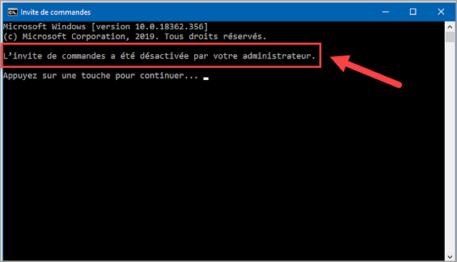 Désactiver l'accès à l'invite de commandes avec l'éditeur de stratégie de groupe locale Mots-clés : Windows 10, sécurité, trucs, astuces, stratégie groupe locale, système, options de sécurité, désactiver l'accès à l'invité de commandes, cmd, administration, cmd.exe