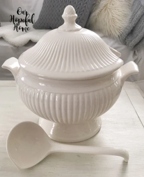 china soup bowl lid ladle