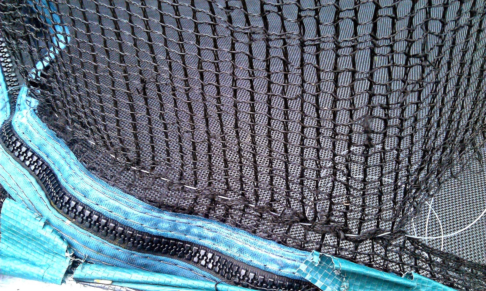Caught My Eye How to Fix a Ripped Trampoline Net