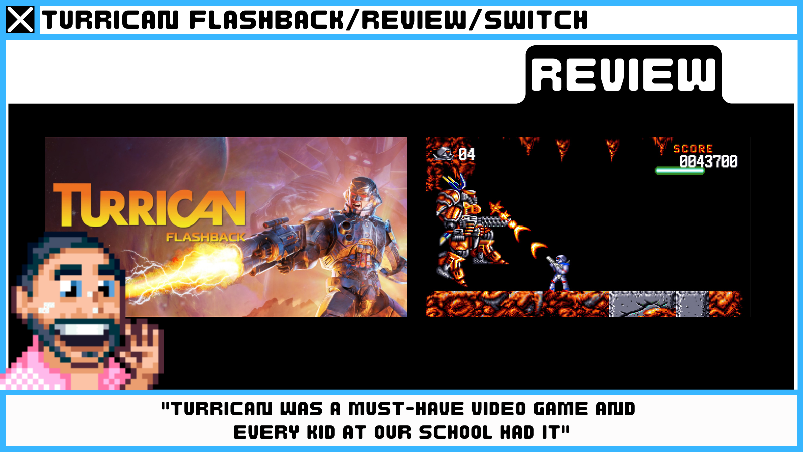 Nintendo | school 💥 Indie Culture every Games | our was #Turrican game Freezer #RetroGaming 💥 | Switch Flashback at had it\