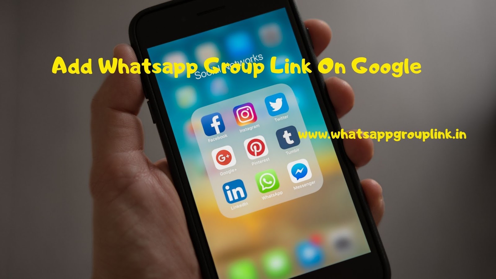 ADD WHATSAPP GROUP LINK ON GOOGLE - WhatsappGroupLink