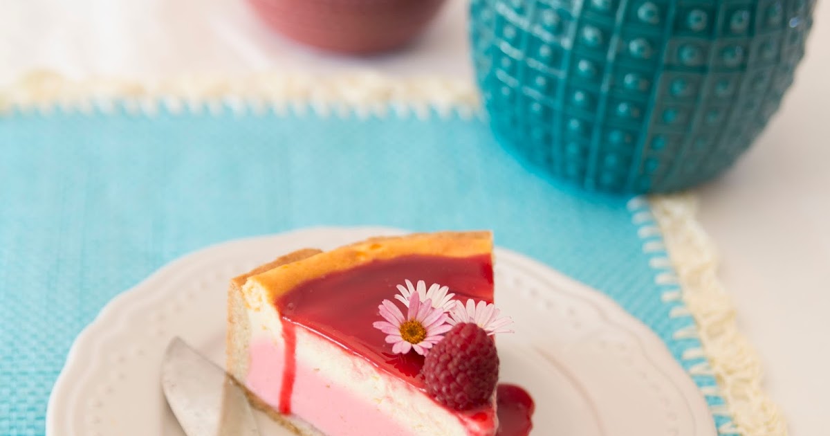 Rosarot die 2.: Himbeerkäsekuchen