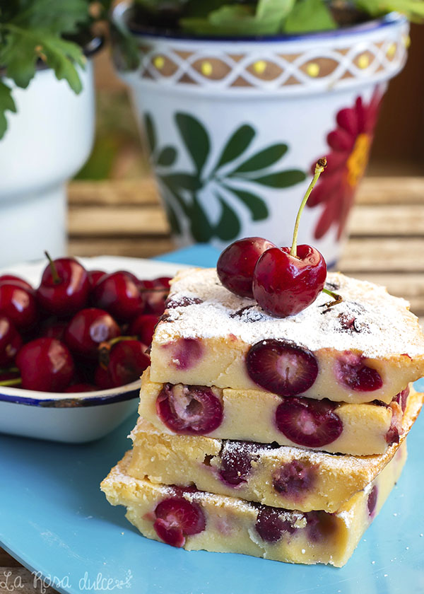 Clafoutis de cerezas #davidlebovitz #singluten #sinlactosa