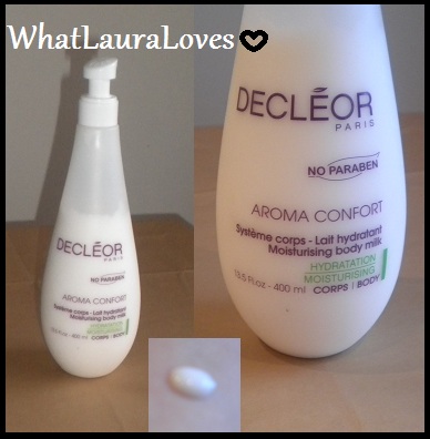decleor aroma confort body milk 400ml