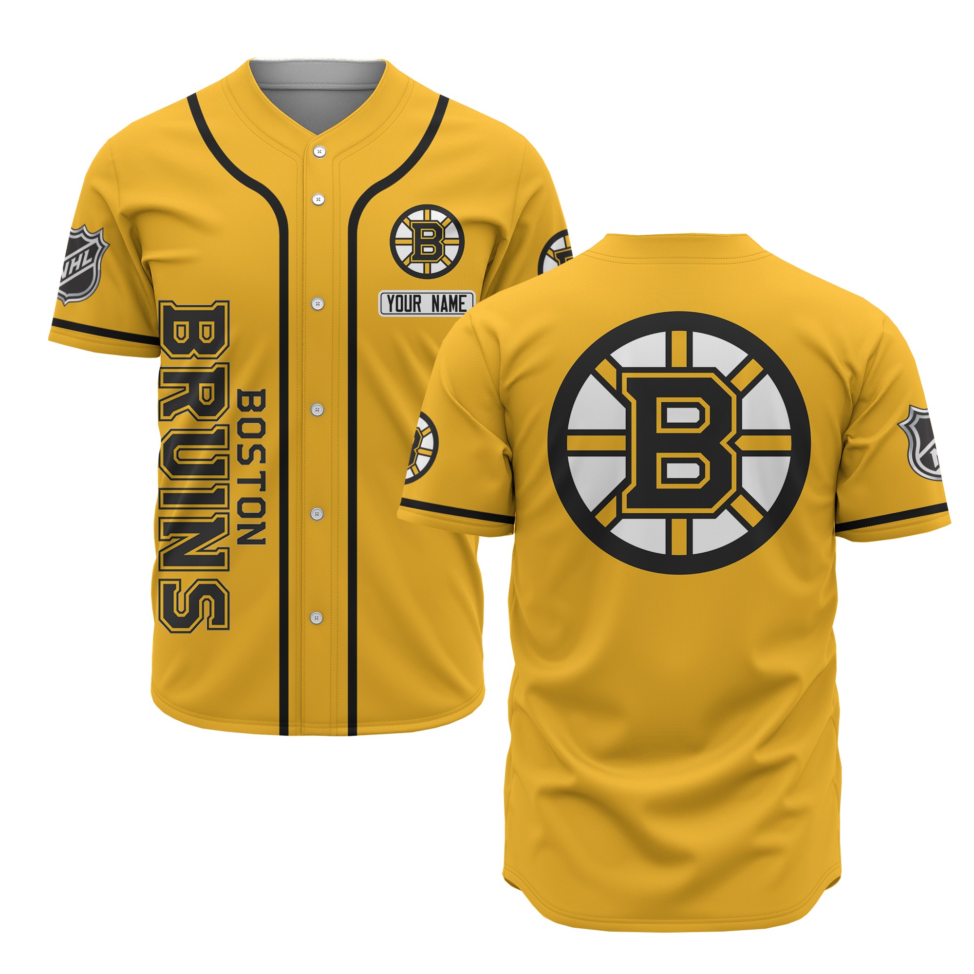 boston bruins baseball jersey