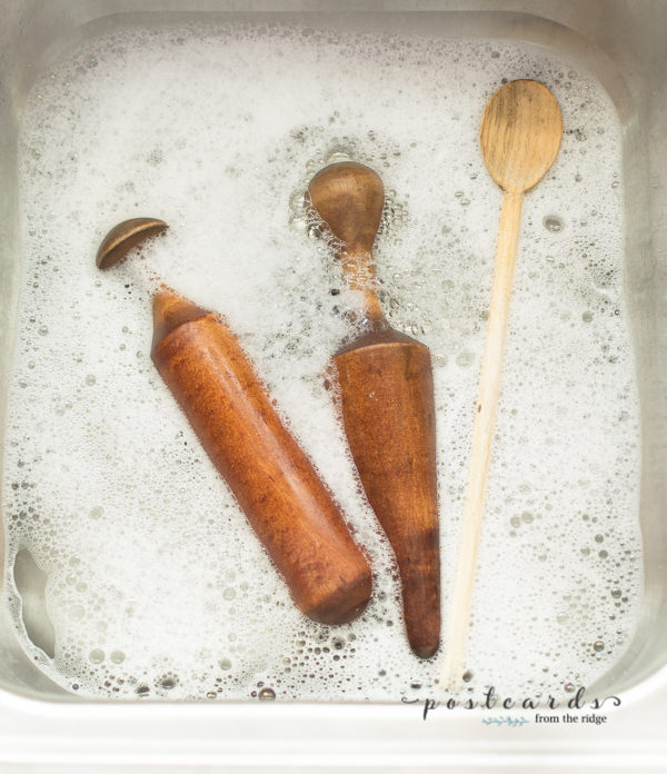 How to Clean and Care for Vintage Wooden Spoons and Utensils