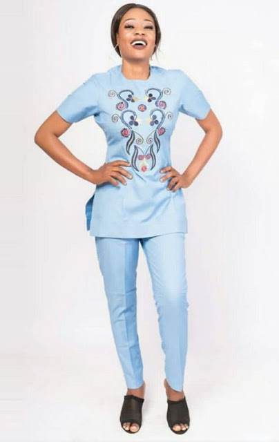 Plain and Pattern Trouser and Top Styles for Ladies