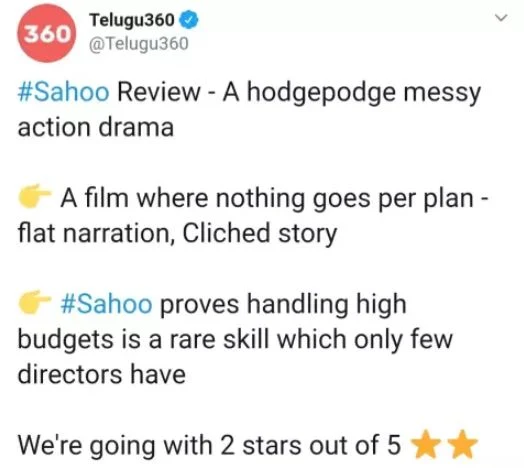 Saaho-first-day-first-show-box-office-film-review