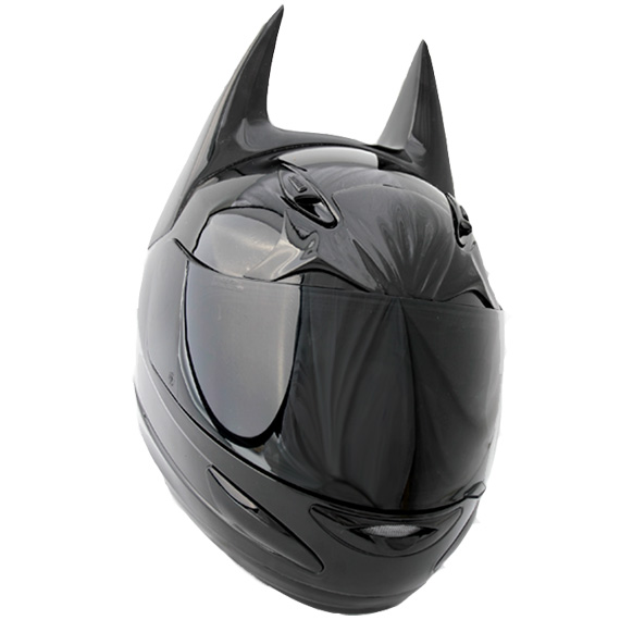 Dark As Night Batman Inspired Motorcycle Helmet GreenStylo