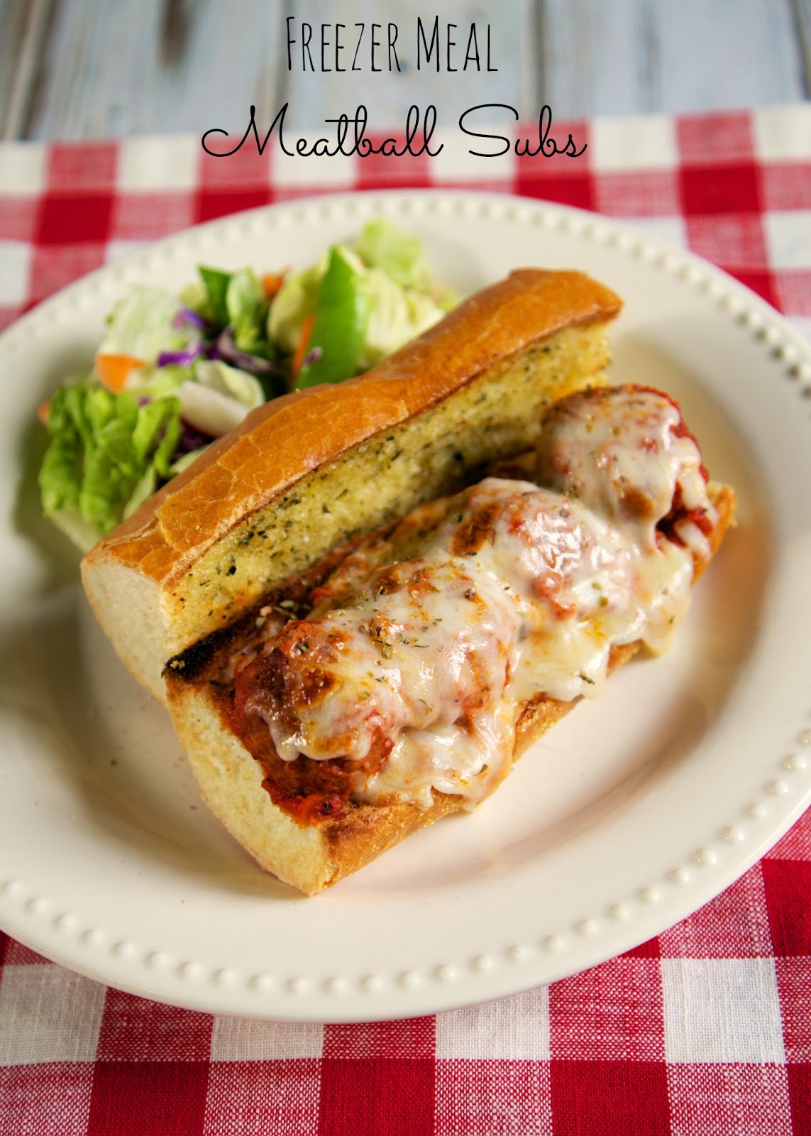 {Freezer Meal} Meatball Subs Plain Chicken®