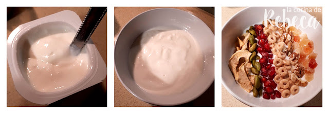 Cómo preparar un bol de yogur