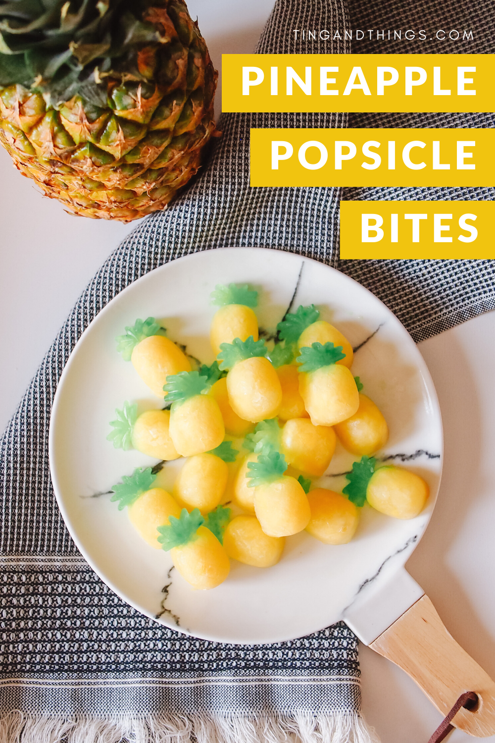 Pineapple popsicle bites tutorial