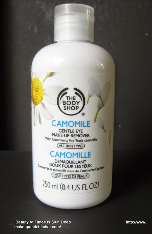 The Body Shop Camomile Cleanser A gentle eye makeup remover