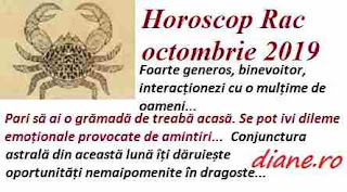 Horoscop octombrie 2019 Rac 