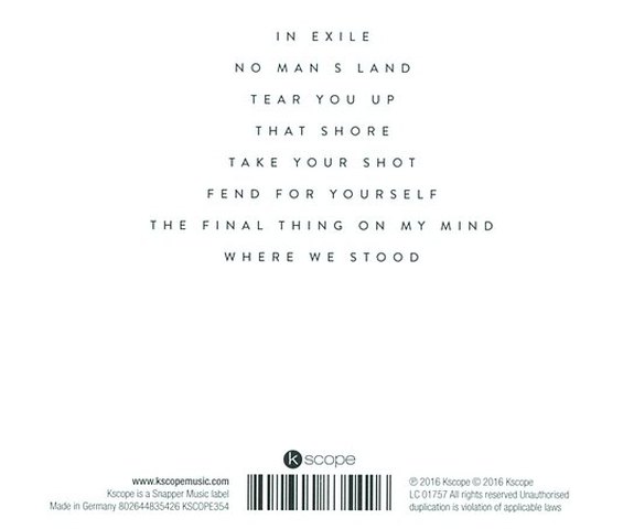 THE PINEAPPLE THIEF - Your Wilderness (2016) back