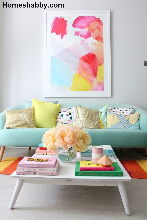 Beautiful Sky Blue For a Small Living Room That Looks Bigger