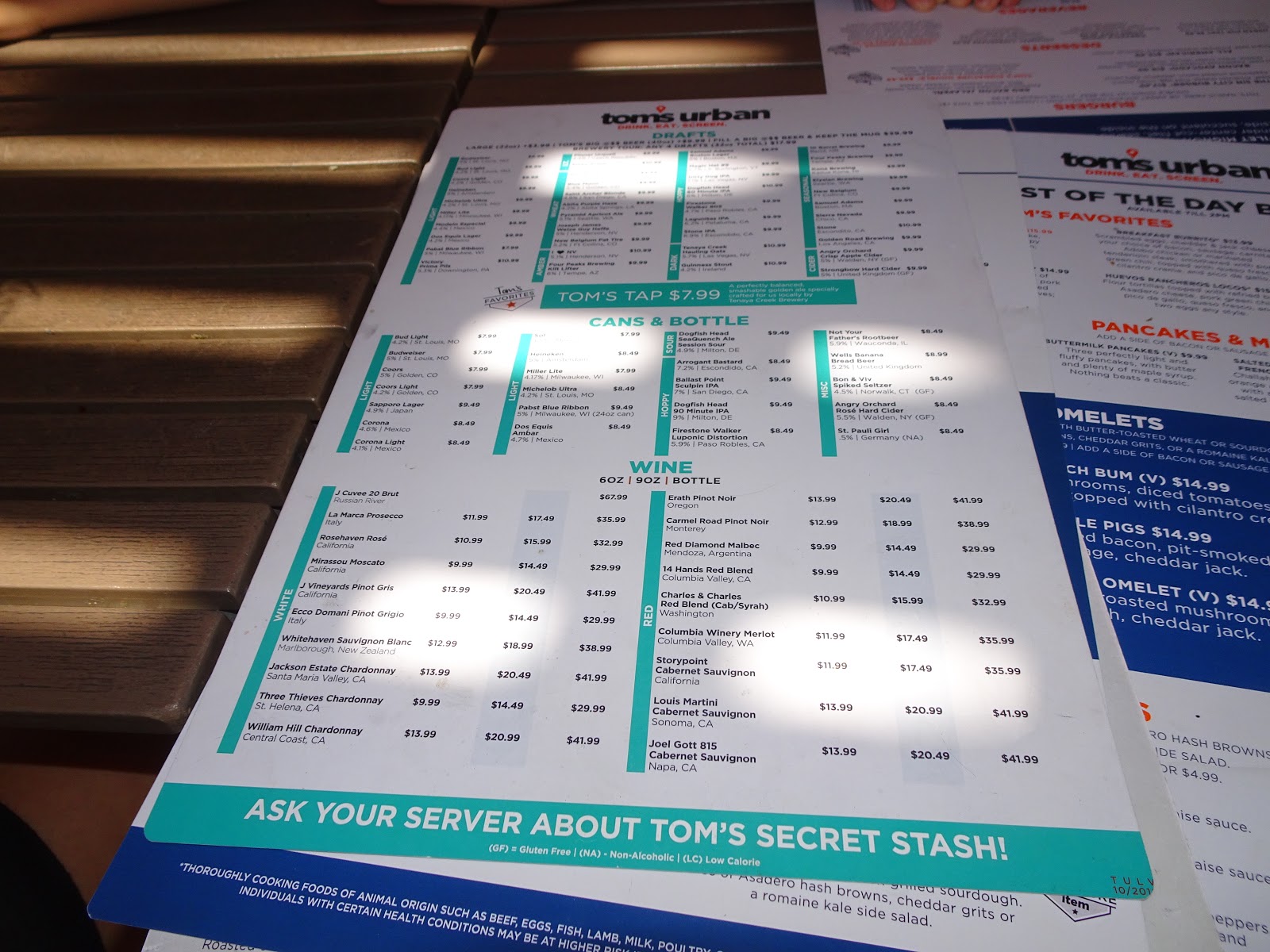 Miquelli's Amerikablog Restaurant Tom's Urban Las Vegas, Nevada