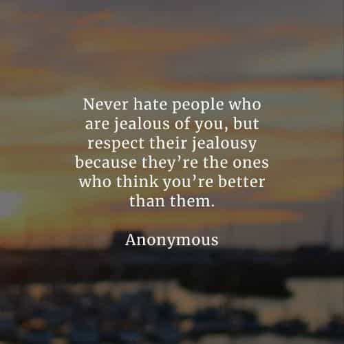 Jealousy quotes that'll help avoid such negative emotion