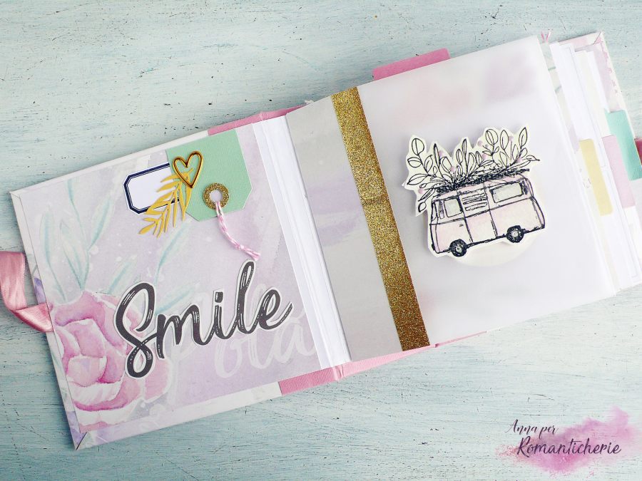[Scrapbooking] Mini album spina a Cerniera Nascosta Hidden Hinge