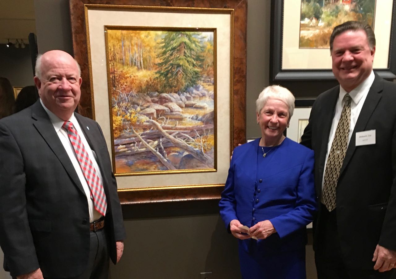 Roland Lee Travel Sketchbook Atkins Purchase Painting at Sears Dixie