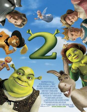 Poster Of Shrek 2 2004 Hindi Dual Audio 400MB BluRay 720p ESubs HEVC Free Download Watch Online downloadhub.in