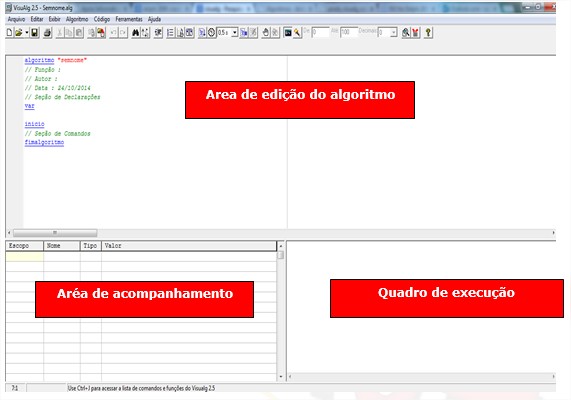 Blog - Professor Robinho - Lógica de Programação - VisualG