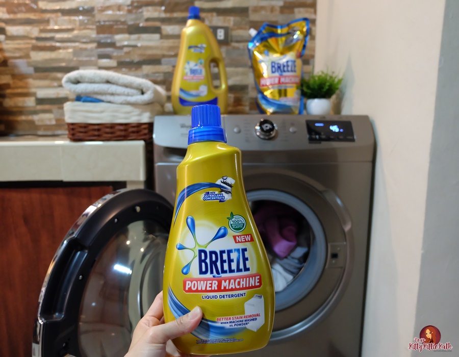 Breeze Power Machine Liquid Detergent with UltraClean Concentrate