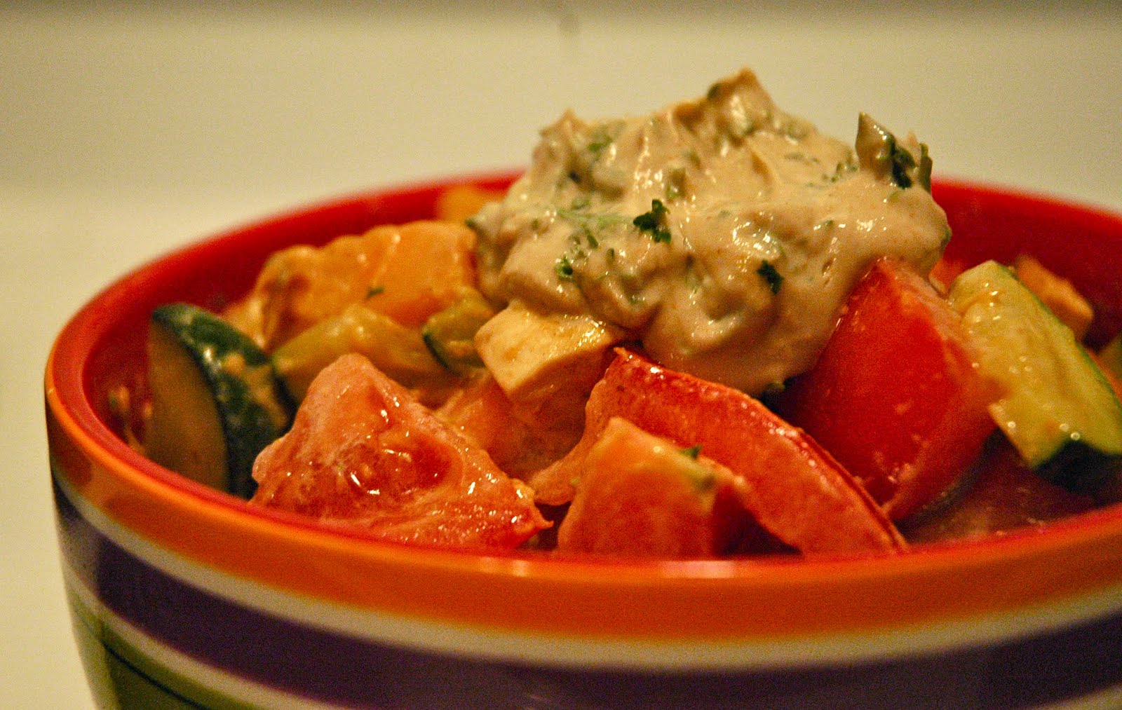 The Everyday Vegetarian Sobasquash stir fry with tahinisoy sauce