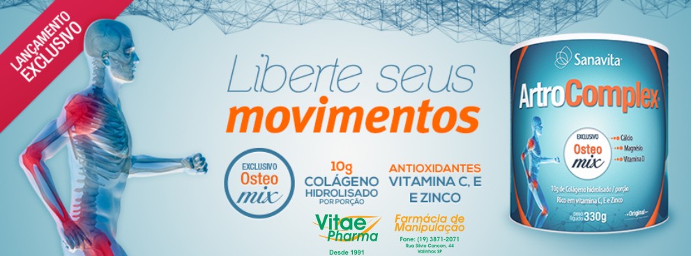 Vitae Pharma - Farmácia de Manipulação: Artro Complex Sanavita ...