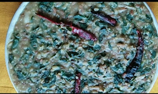 Drumstick leaves with moong dal Drumstick leaves with moong dal