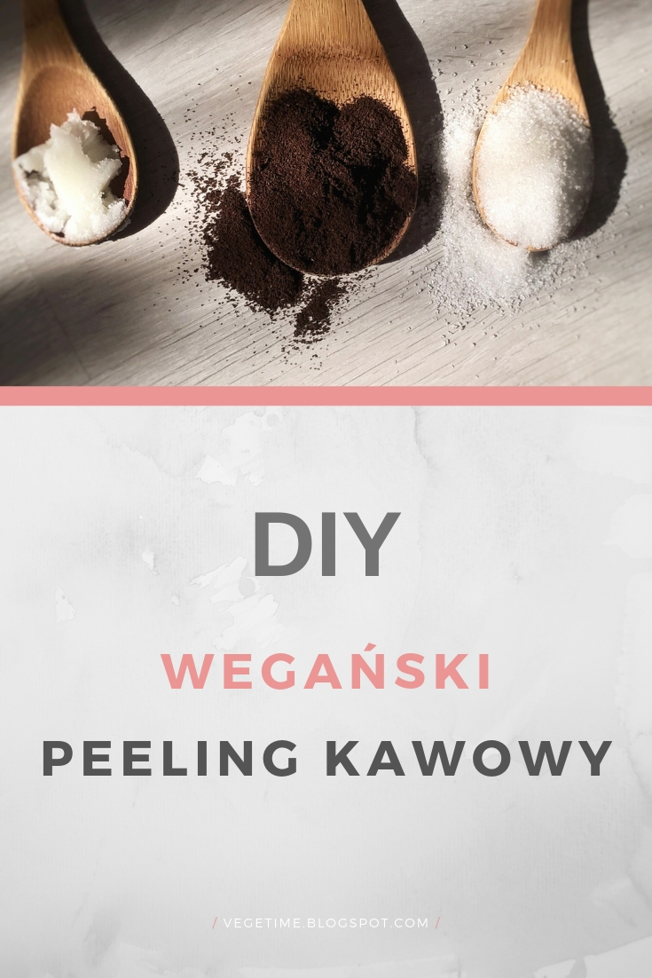 DIY Wegański peeling cukrowo-kawowy - 3 składniki