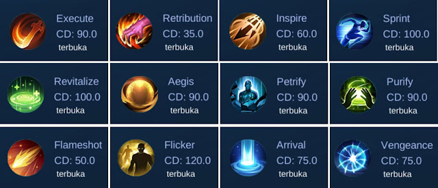 Macam-Macam Battle Spells di Mobile Legends