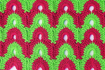 2 - CROCHET IMAGEN Puntada de dos colores a crochet y ganchillo muy fácil y sencillo. Majovel Crochet.