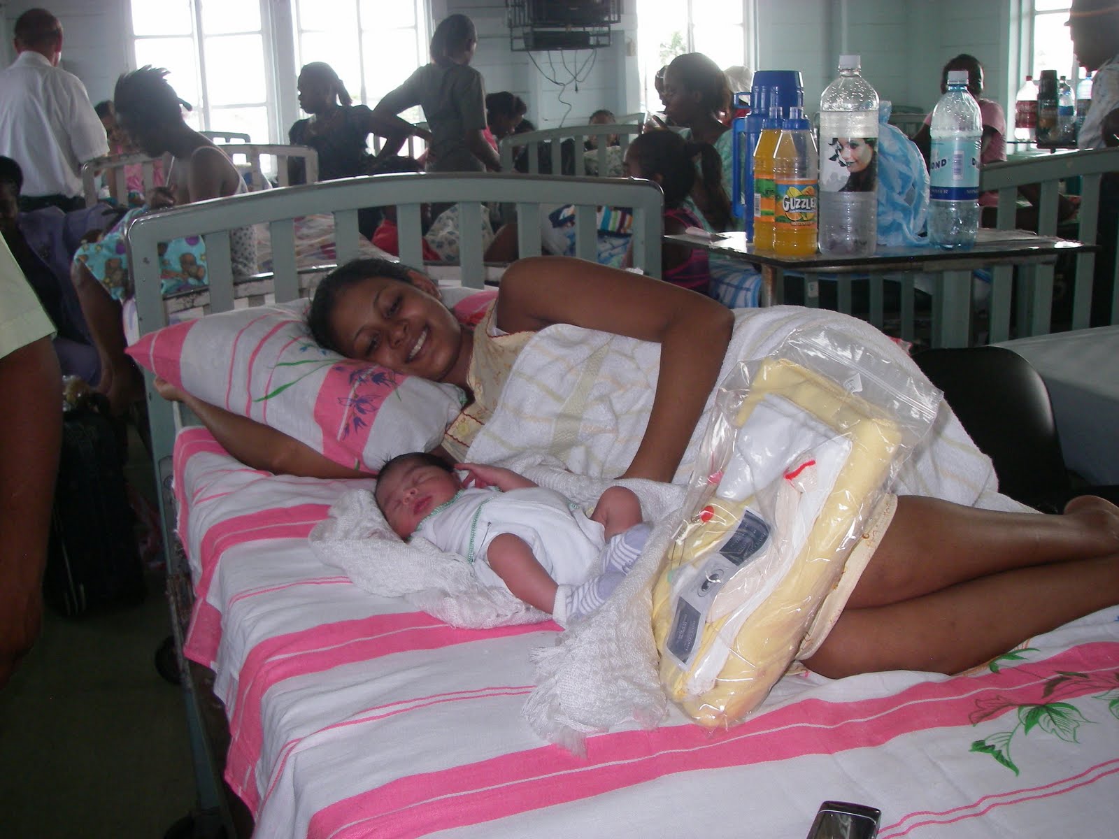 Lynn & Sharon Angus' Mission Memories Handing out Baby Kits and Baby