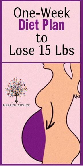 how to weight loss fast: One-Week Diet Plan to Lose 15 Lbs