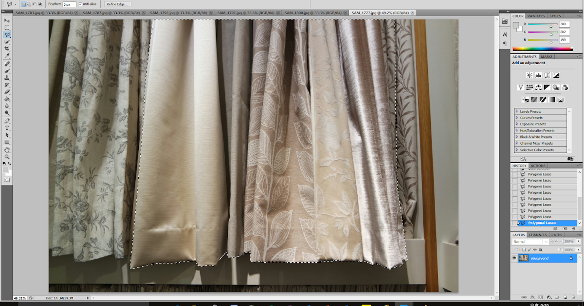 Jess' Designs Curtain Advertisement