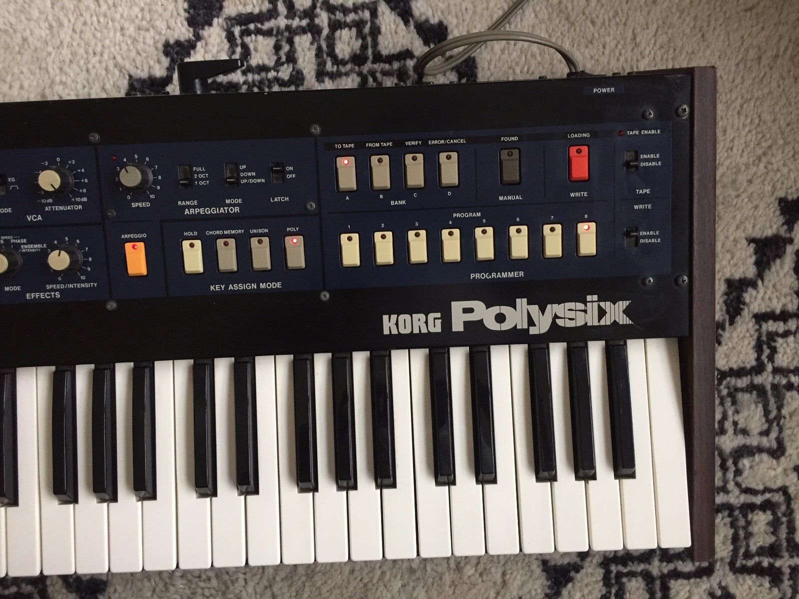 MATRIXSYNTH Polysix 80s Analog Polyphonic Synthesizer SN 391896
